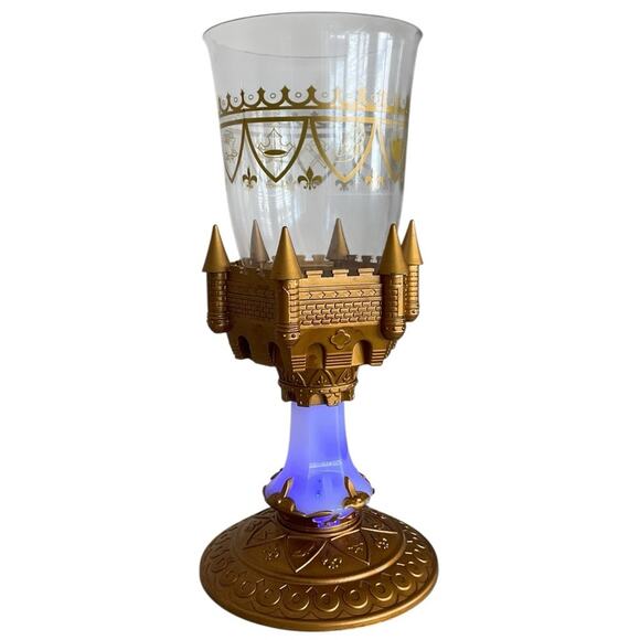 Castle Themed Goblet lights up Disney Beauty and the beast Collectible - Picture 1 of 7
